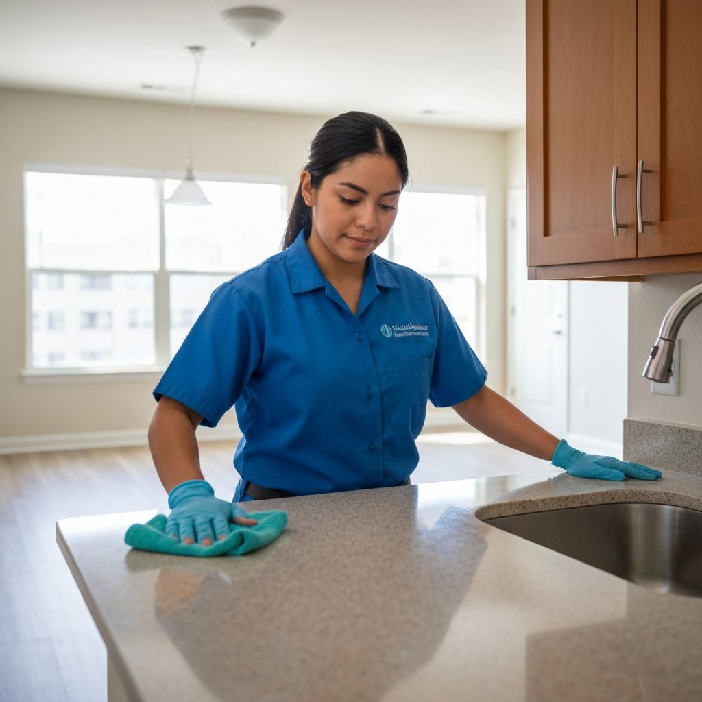 전문 청소 진행